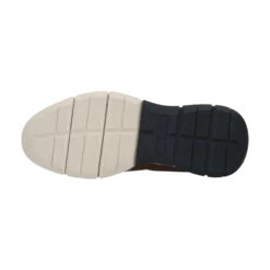 Leder Schnürer dunkelblau