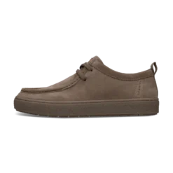 Leder Schnürer taupe