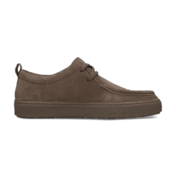 Leder Schnürer taupe