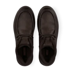 Leder Schnürstiefel beige