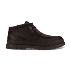 Leder Schnürstiefel beige