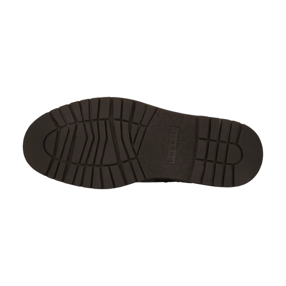 Leder Schnürstiefel braun