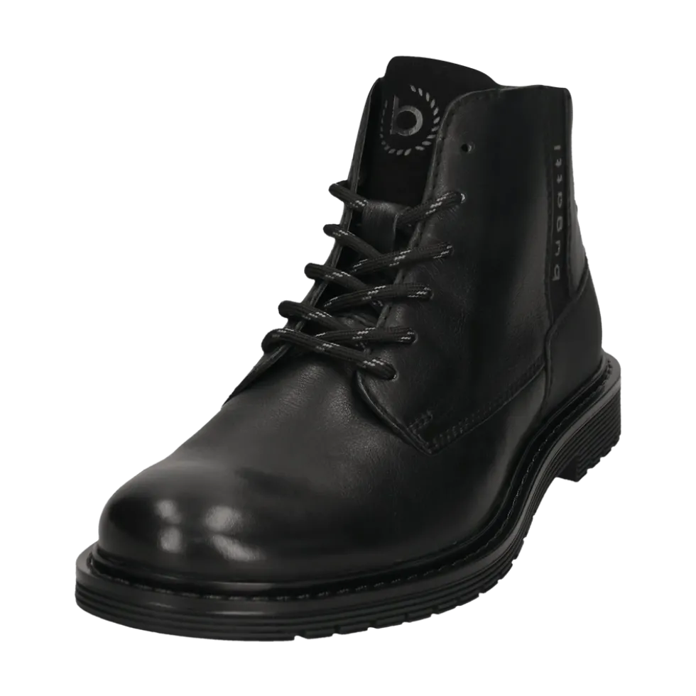 Leder Schnürstiefel braun