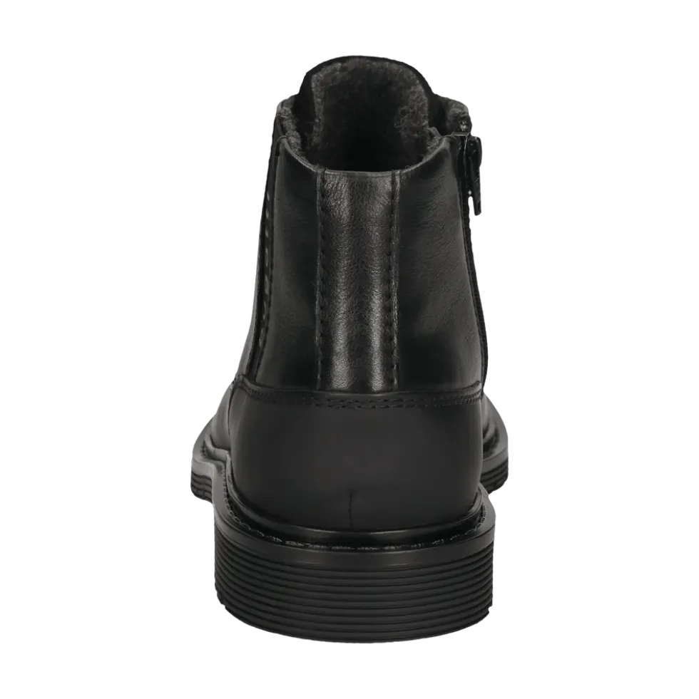 Leder Schnürstiefel braun