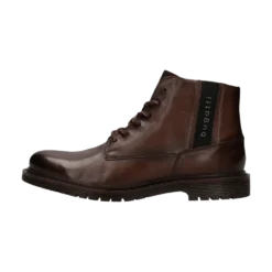 Leder Schnürstiefel braun