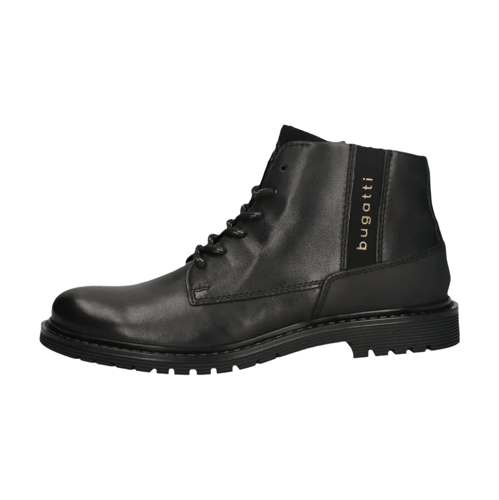 Leder Schnürstiefel braun