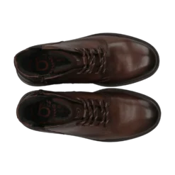 Leder Schnürstiefel braun