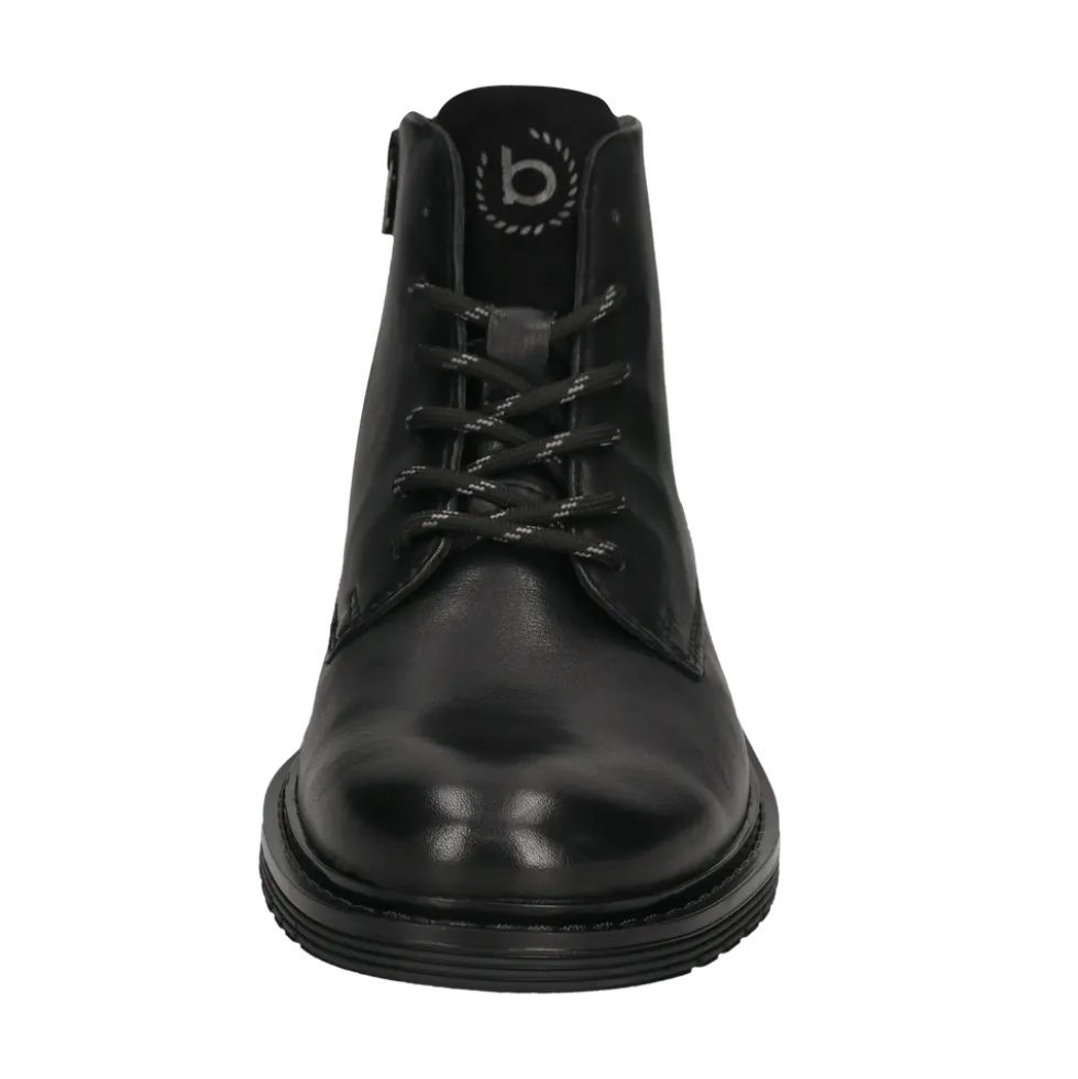 Leder Schnürstiefel braun