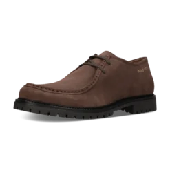 Leder Schnürstiefel braun