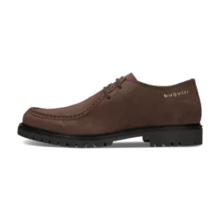 Leder Schnürstiefel braun