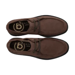 Leder Schnürstiefel braun
