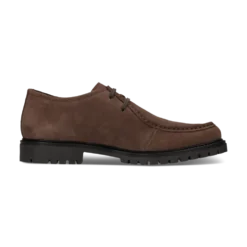 Leder Schnürstiefel braun