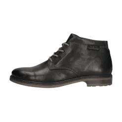 Leder Schnürstiefel cognac