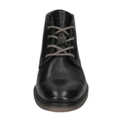 Leder Schnürstiefel cognac