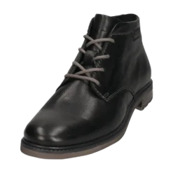 Leder Schnürstiefel cognac