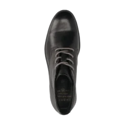 Leder Schnürstiefel cognac