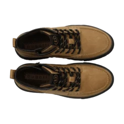 Leder Schnürstiefel cognac