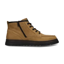 Leder Schnürstiefel cognac
