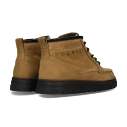 Leder Schnürstiefel cognac