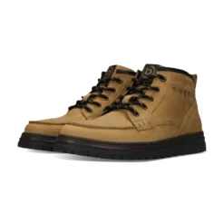 Leder Schnürstiefel cognac
