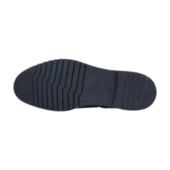 Leder Schnürstiefel dunkelblau