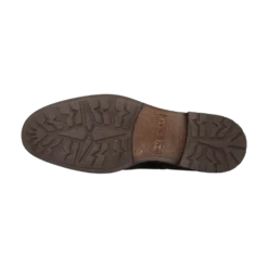 Leder Schnürstiefel dunkelbraun