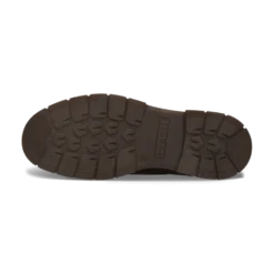 Leder Schnürstiefel dunkelbraun
