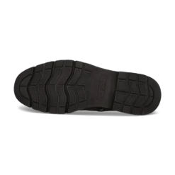 Leder Schnürstiefel dunkelbraun