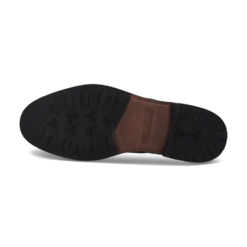 Leder Schnürstiefel dunkelbraun