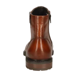 Leder Schnürstiefel mittelbraun