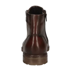 Leder Schnürstiefel mittelbraun