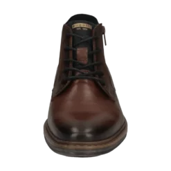 Leder Schnürstiefel mittelbraun