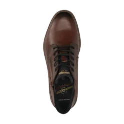 Leder Schnürstiefel mittelbraun
