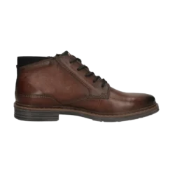 Leder Schnürstiefel mittelbraun