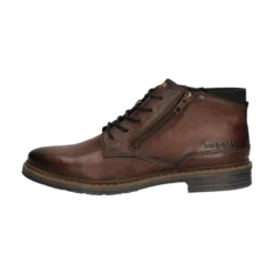 Leder Schnürstiefel mittelbraun