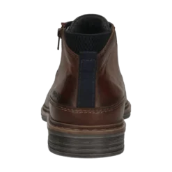 Leder Schnürstiefel mittelbraun