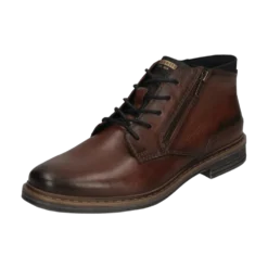 Leder Schnürstiefel mittelbraun