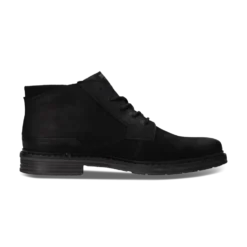 Leder Schnürstiefel schwarz