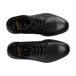Leder Schnürstiefel schwarz