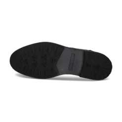 Leder Schnürstiefel schwarz
