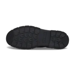 Leder Schnürstiefel schwarz
