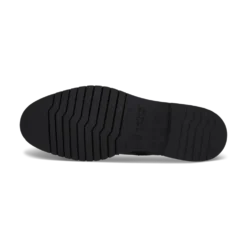Leder Schnürstiefel schwarz