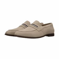 Leder Slip on beige