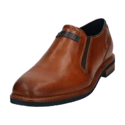 Leder Slip on cognac