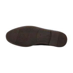 Leder Slip on dunkelblau