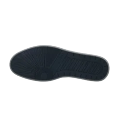 Leder Slip on dunkelblau