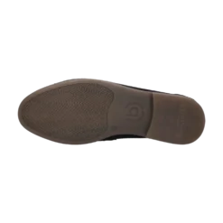Leder Slip on dunkelblau