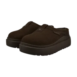 Leder Slip on dunkelbraun