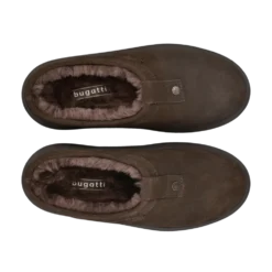 Leder Slip on dunkelbraun