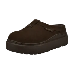 Leder Slip on dunkelbraun